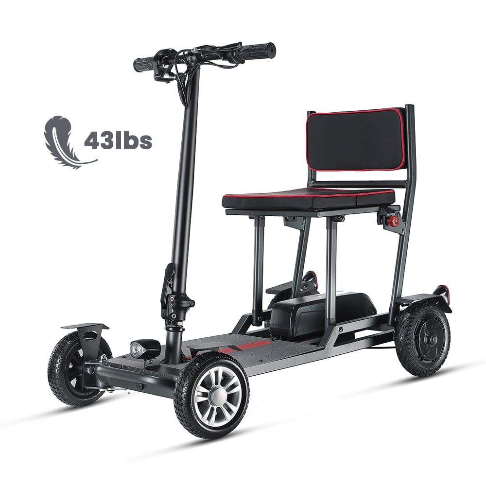 BC-MS310B Desain Baru Premium Skuter Mobilitas 4 Roda Ultra-Ringan untuk Lansia