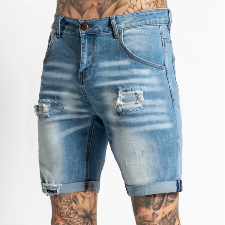 Cotton Summer Shorts Men Denim manufacture