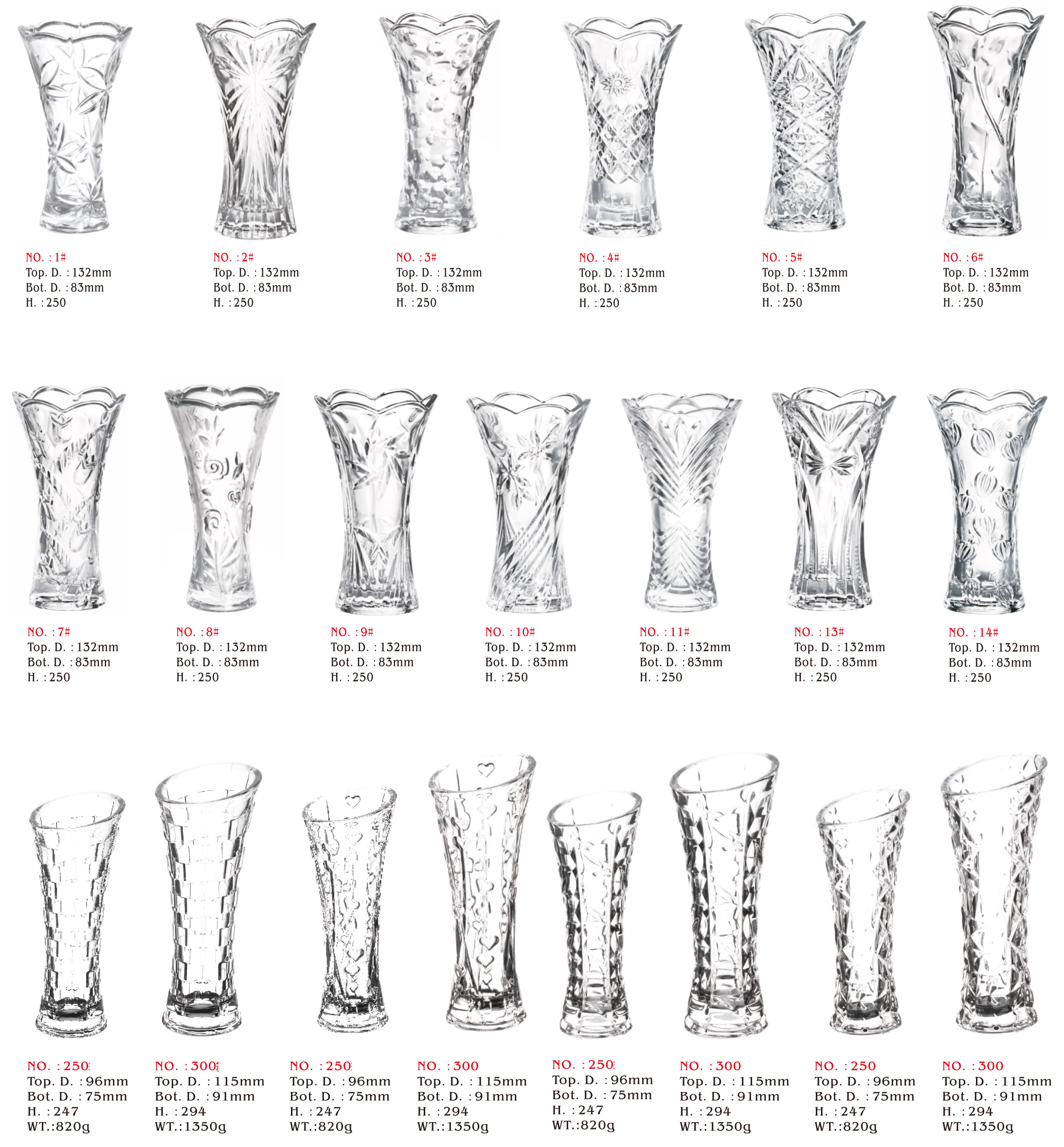 Cylinder Vases Clear Vase Tall Glass Vases Custom Colorful Home Office Decor Glass Flower Vases supplier
