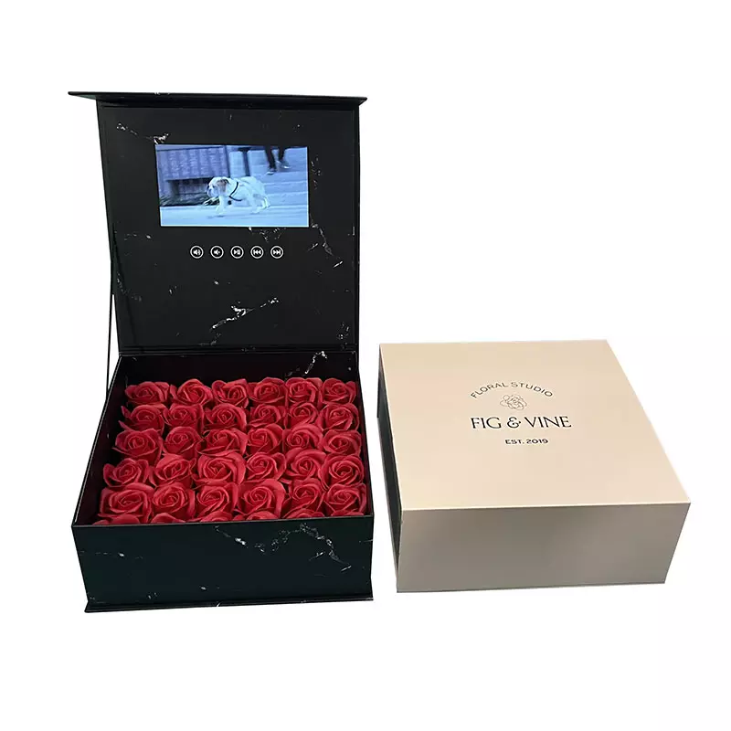 Caja de flores de vídeo