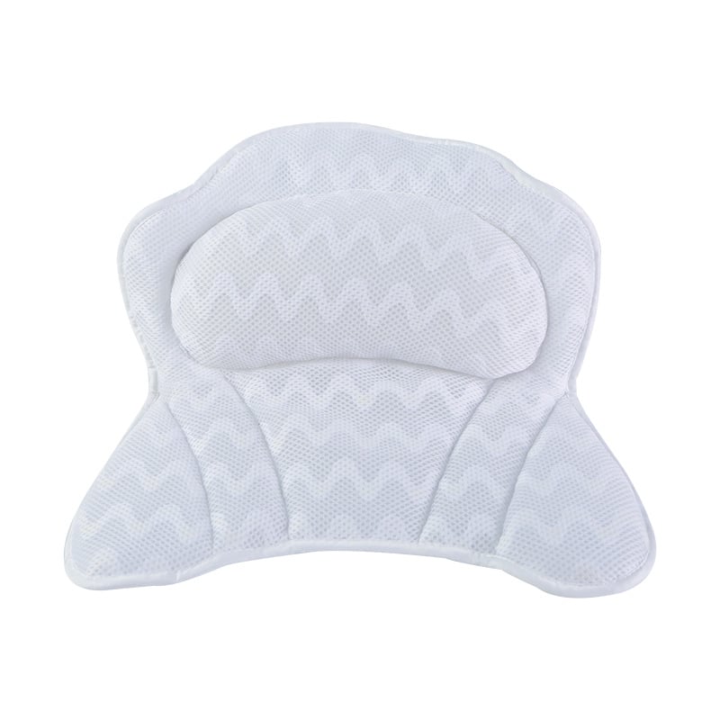 4D Air Mesh Thick Soft Bathtub Pillow Back Neck Support Pillow, Spa Cushion for Tub Relaxing Headrest Bath Pillow manufacture