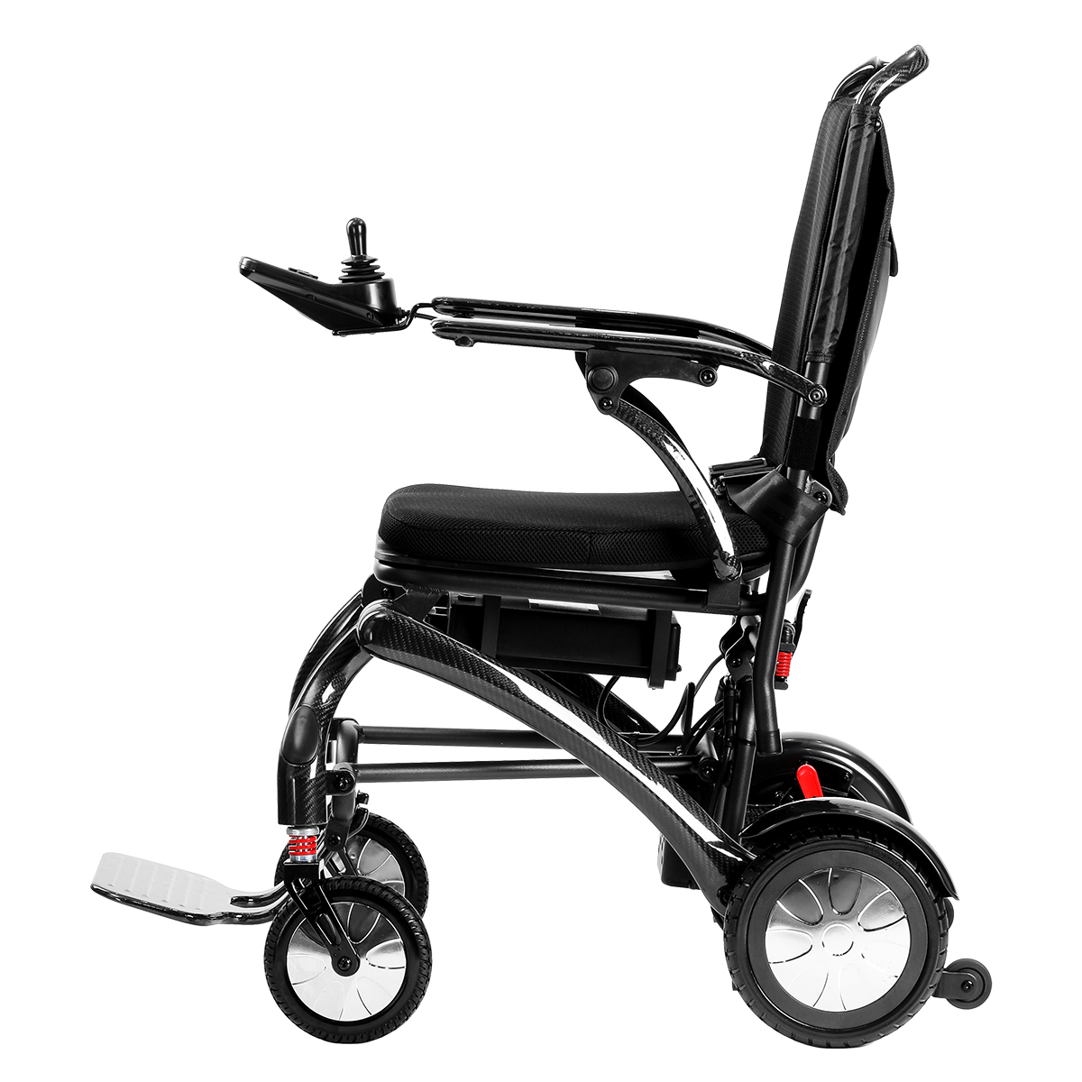 BC-EC8002 사치형 경량 리튬 배터리 카본 파이버 전기 휠체어
