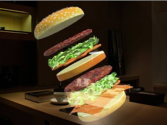 Holographic Advertising Machine Screen Small 3D Led Fan Backpack Sale Display Advertising LED Fan Display with Backpack factory