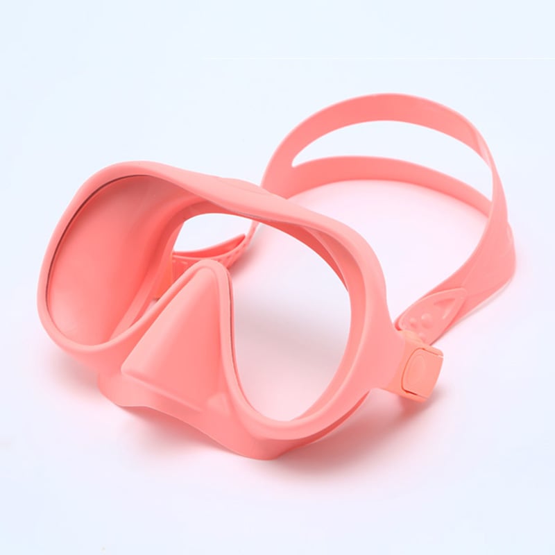 Diving equipment Frameless safe glass low volume snorkel mask oval water spearfishing scuba diving mask supplier