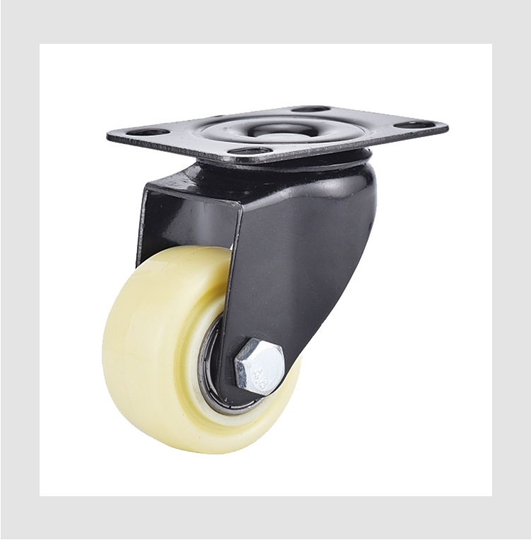 industrial caster wheel 1.5/2/2.5/3/4/5 inch swivel type PP caster wheel with double bearings for machinery and equipment factory