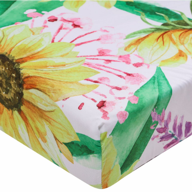 3-Pieces Crib Bedding Comforter Fitted Sheet Crib Skirt Cot Bedding Set manufacture