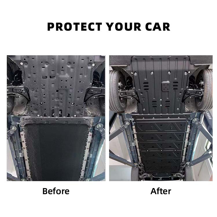 Atto3 Yuan Plus Accessories Aluminum Magnesium Alloy Battery Skid Plate Underbody Protection Plate for Byd Atto 3 manufacture