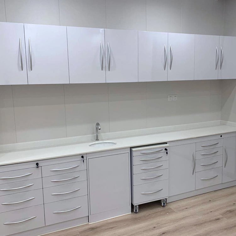 OEM Stainless Steel Wall mounted dental medical instrument cabinet supplier