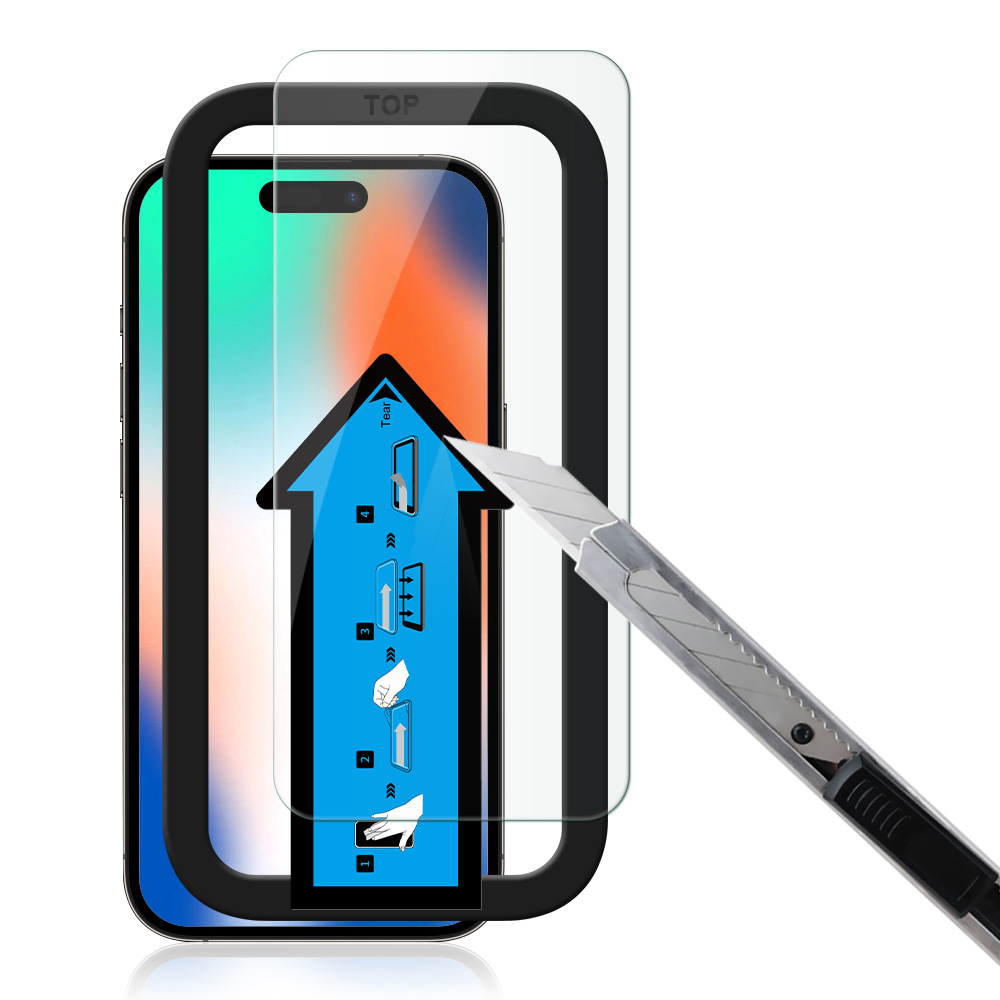 Laudtec GHM042 0.33Mm 2.5D Tempered Glass Screen Protector Accept Pre-Ordering For Iphone Max Pro Plus 15 supplier