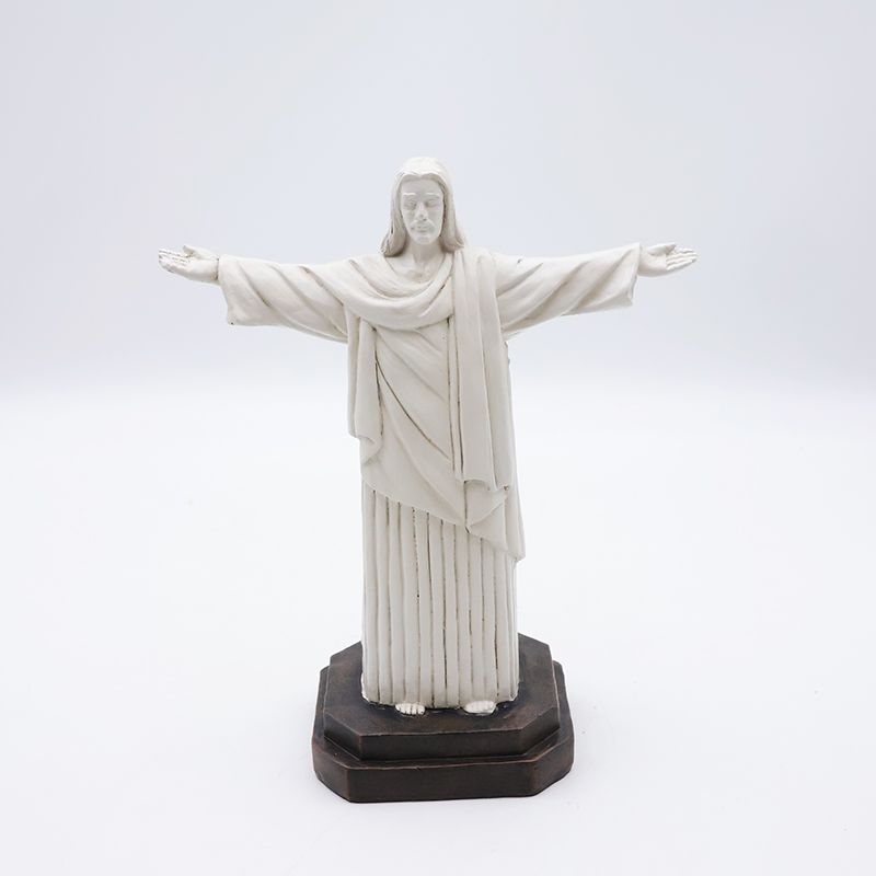 OEM Custom crafts religious catholic home decoration miniature statue wholesale handmade resin Jesus sculpture figurine factory
