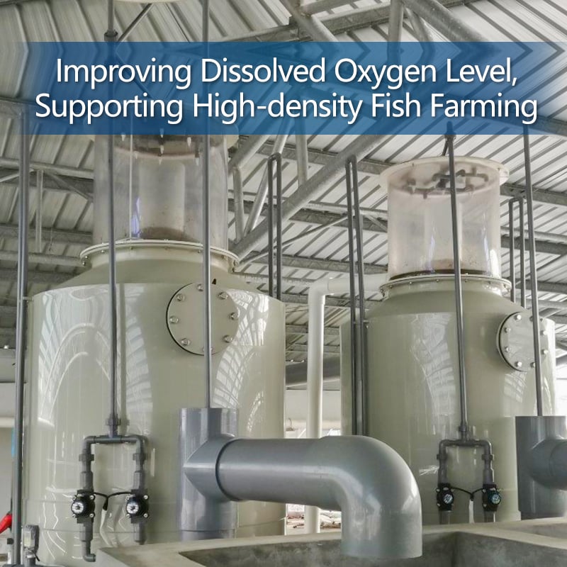 Protein Skimmer for aquafarm manufacture
