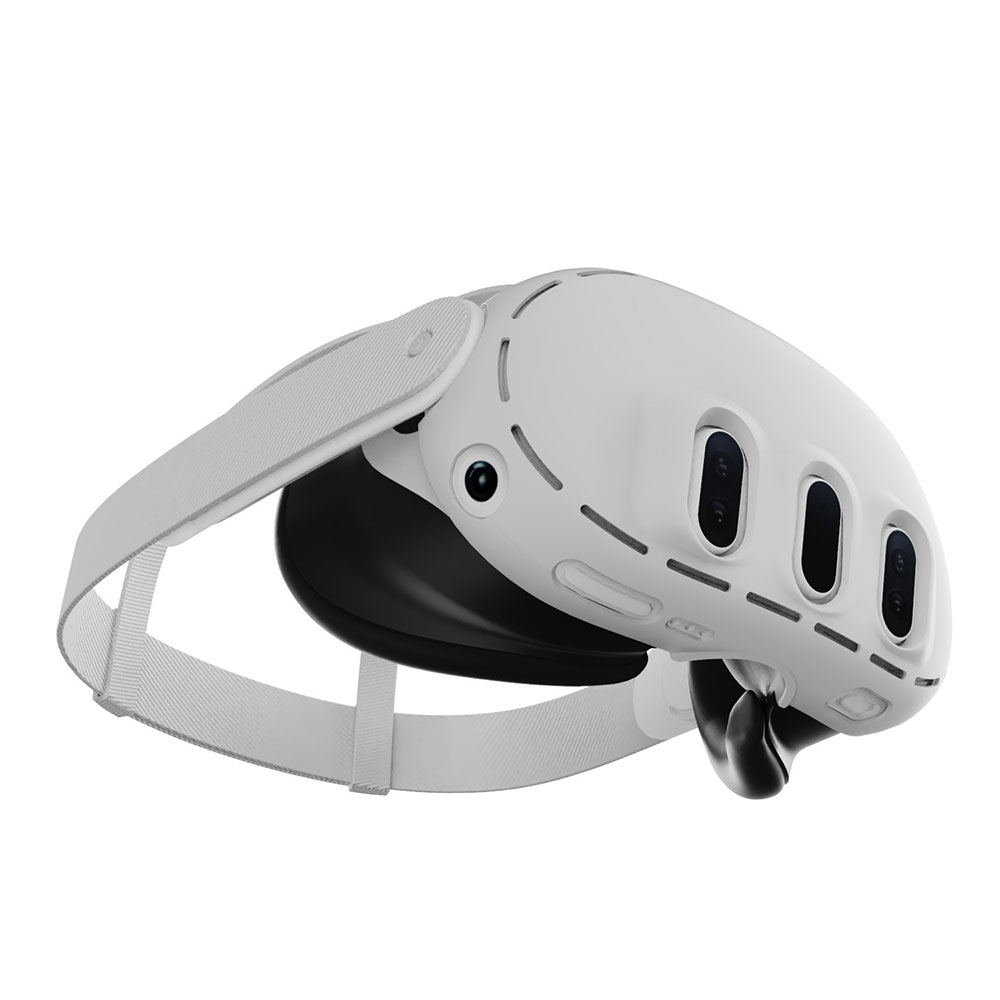 Protective Case Back Cover Silicone Soft Precision Hole For Meta Quest 3 Headset Headband factory