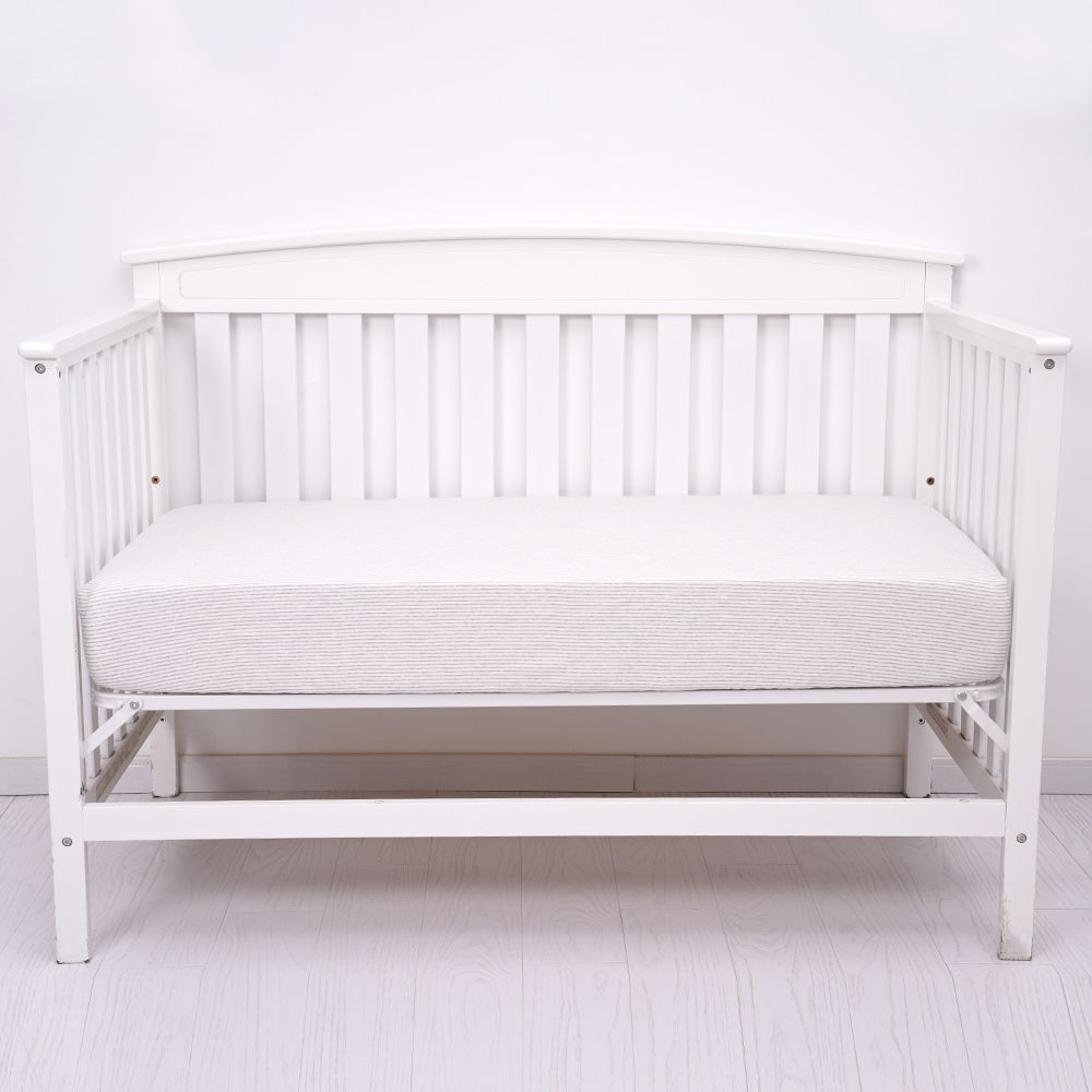 100% Organic Crib Sheets Bed Sheets Combed Cotton Printed Breathable Fitted Cot Sheet details