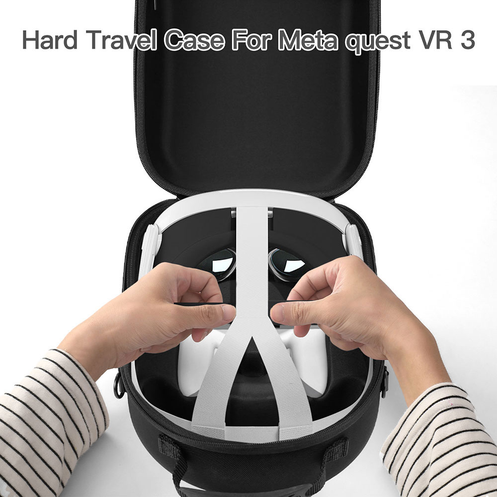 Eva Case Carry Foam Portable Travel For Meta Quest 3 Vr Oculus Headset Strap Battery Charging Dock Accessories details