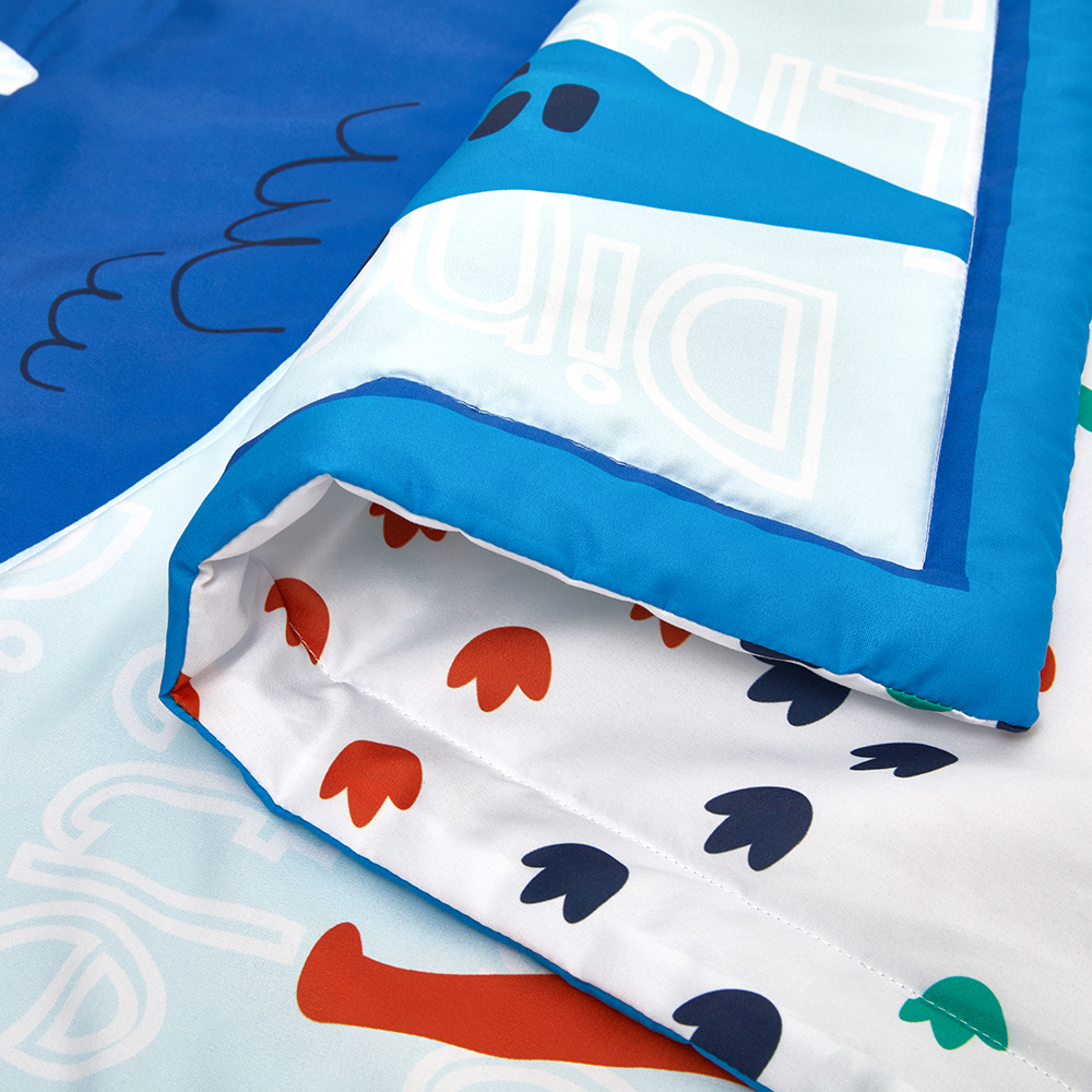 Baby Boy Dinosaur Printed Kid Bedding Set factory