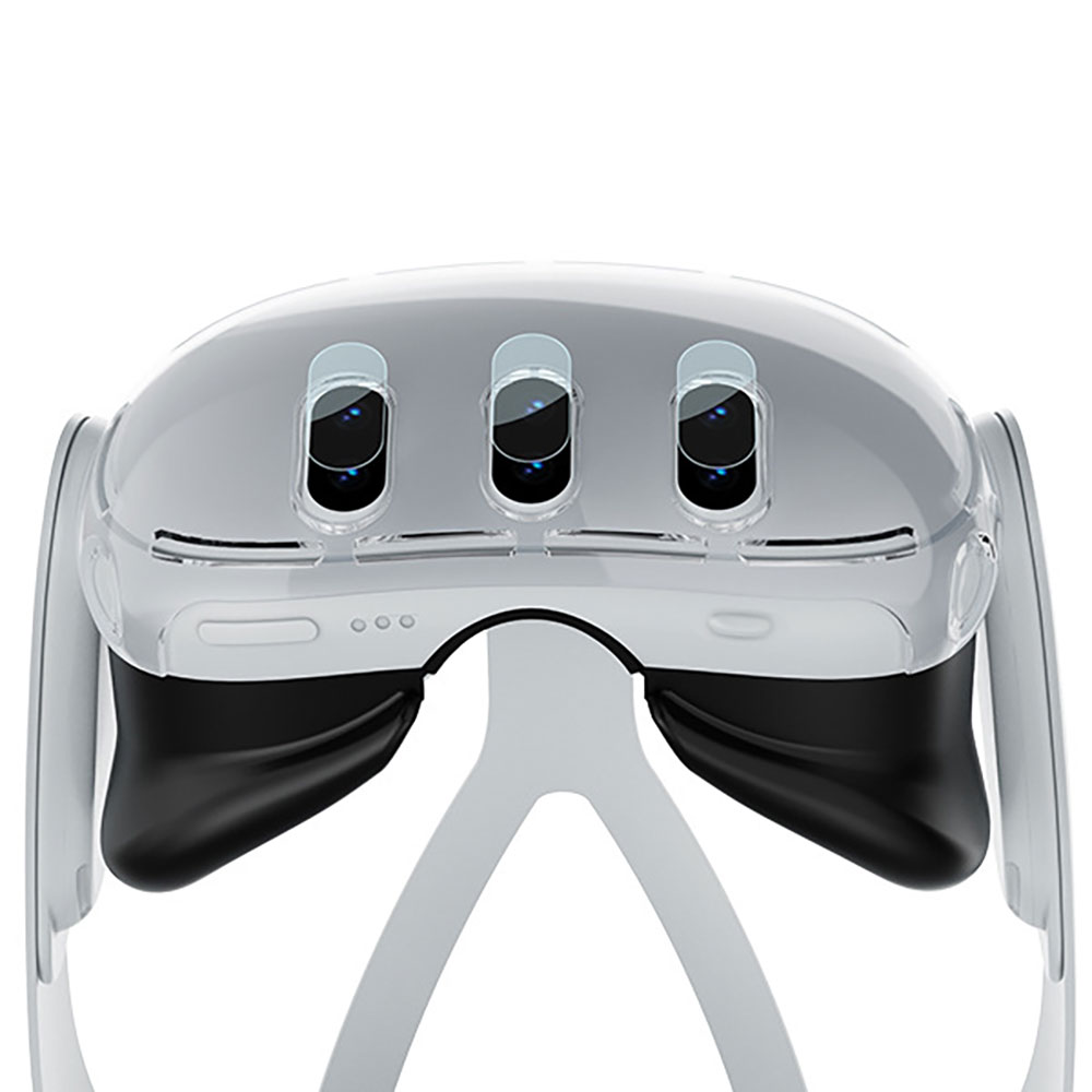 Soft Silicone Tpu Case Back Cover Transparent Clear Precision Hole For Meta Quest 3 Headset Headband details