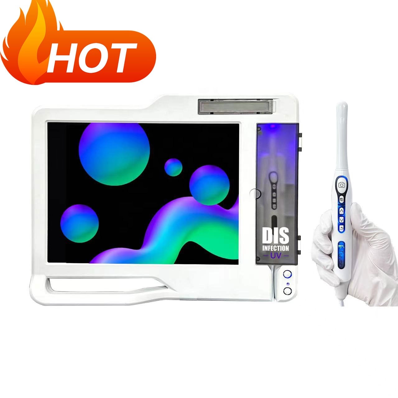 Dental Equipment Wireless Intraoral Camera WiFi Dental digital oral camera with UV disinfection handle manufacture