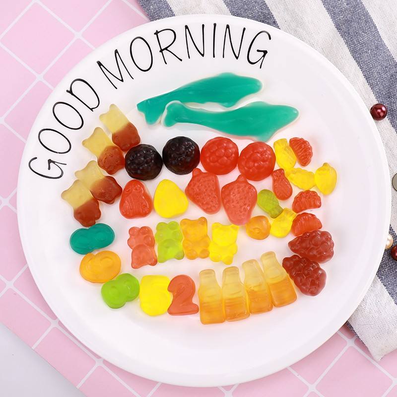 Soft Sweet Fruity Factory-Created Candy Fruit Jam Stuffed Sweet in Bulk Packaged in Box and Goma de Mascar factory