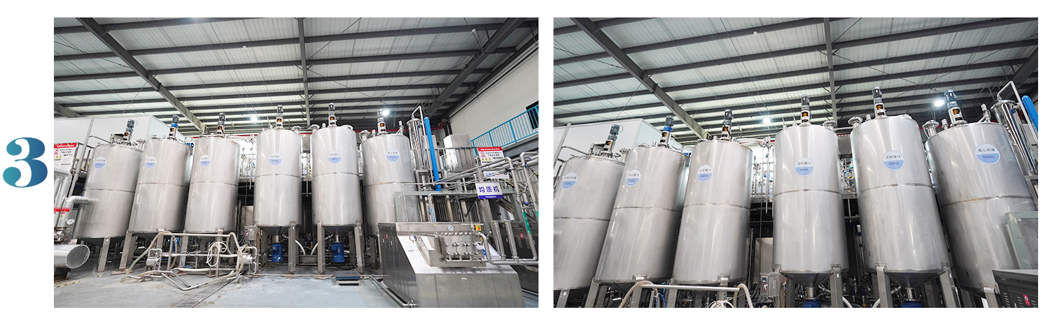 Automatic SUS304 316 fruit juice mixing tank process machine production line manufacture