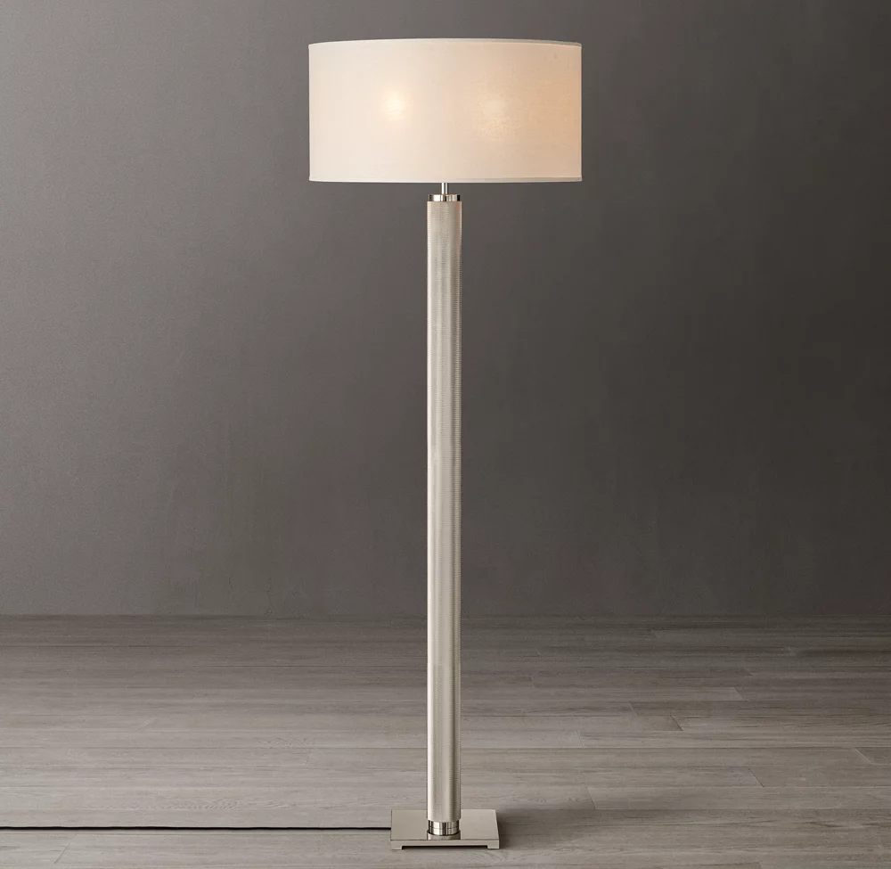 Luxury Hotel Villa Classic Metal Floor Light Living Room Decor Copper Standing Floor Lamp manufacture