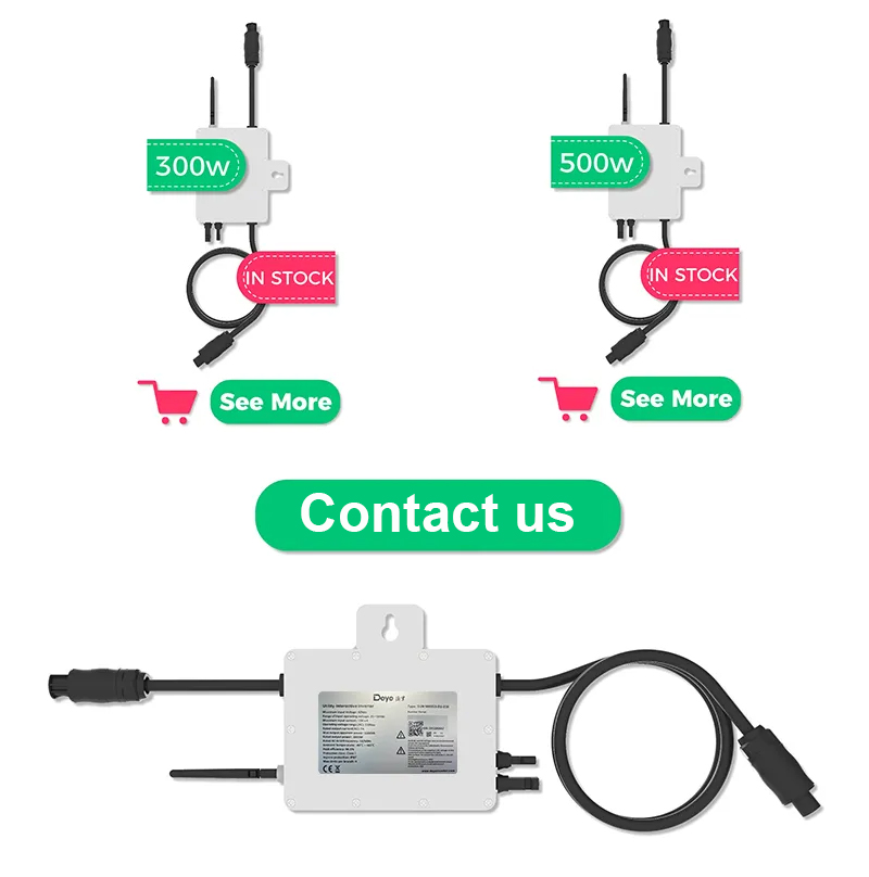 Deye Micro Inverter European Version SUN 300/500G3-EU/US-230/220 details