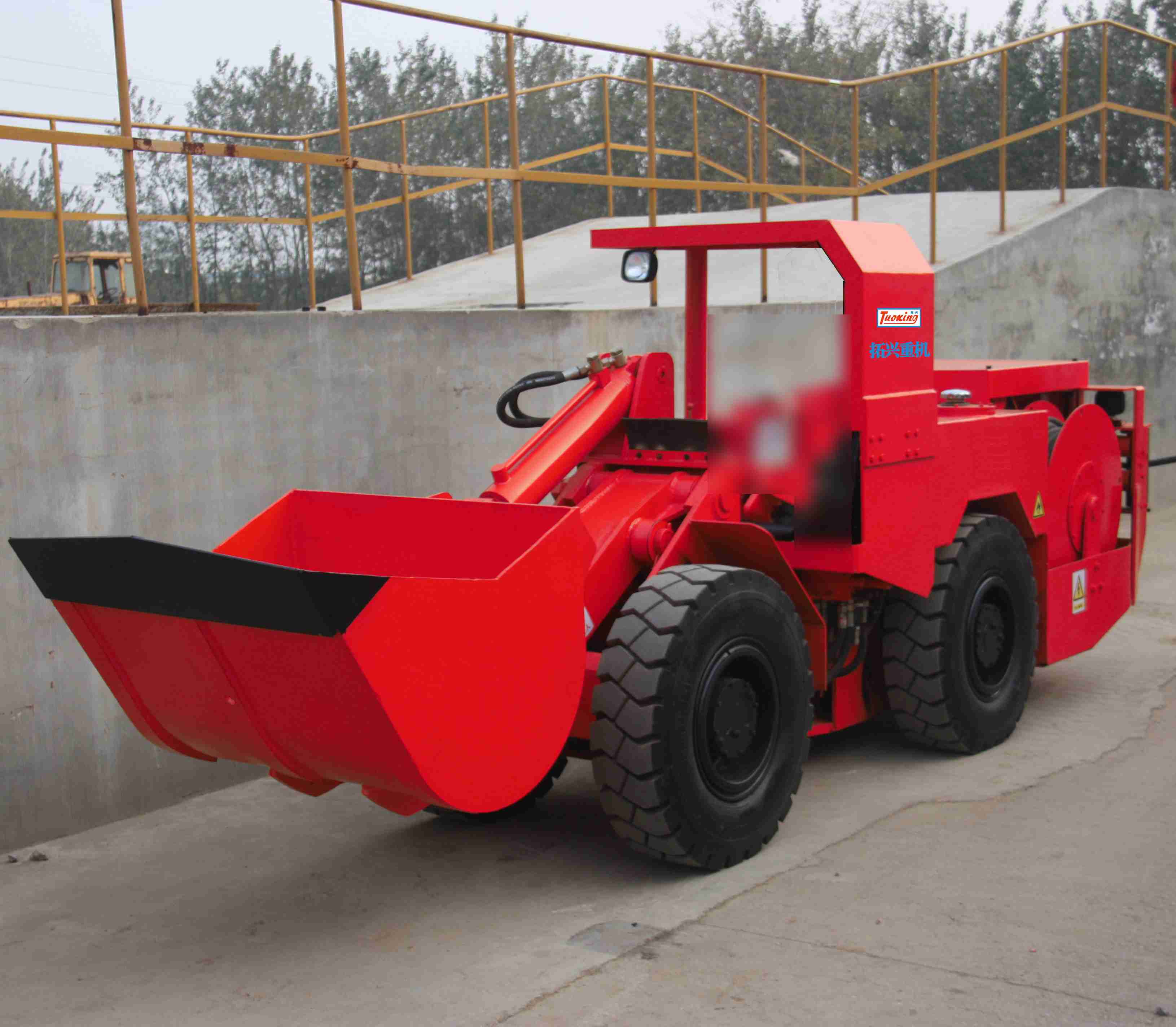 TC-0.5E Wheel Electric LHD Underground Loader Special Mining Tunnel Mucking Machine Front Loader factory