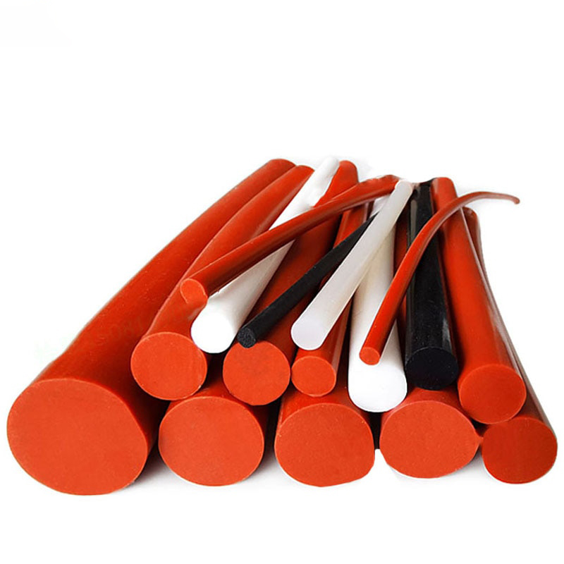 Custom Silicone Cord Extrusion Rubber Seal Profile Silicone Rubber Rod Door Silicone Seal Strip supplier