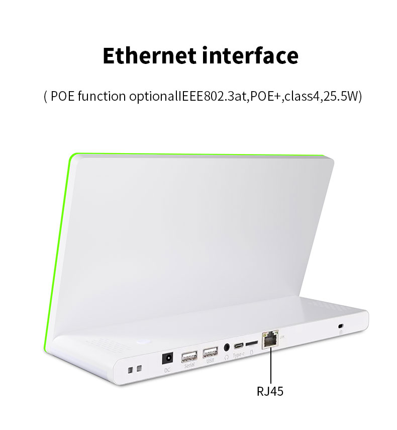 RK3288 Android 8.1 IPS 10 Points Touch Screen Feedback L Type 10 Inch Tablet PC for Bank Hotel Restaurant Taxi factory