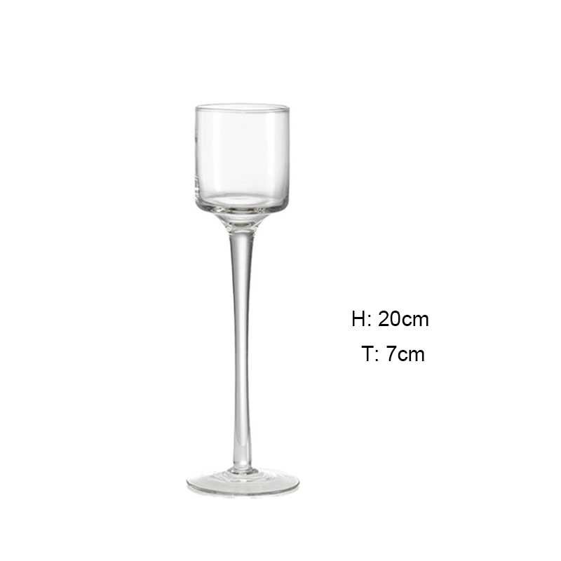Nordic candlestick holder home decor glass candle holders Floating glass tube candelabra details