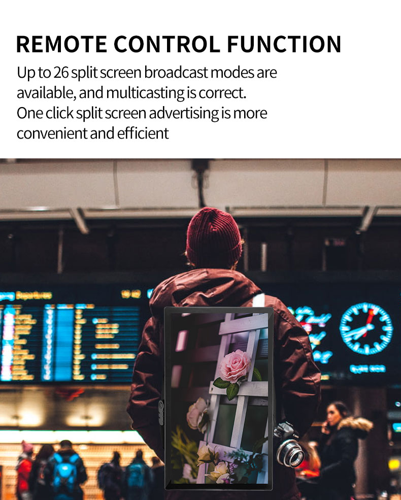 Spot Wholesale Android Wifi Advertising Portable Lcd Backpack Battery Mobile Human Walking Digital Billboard supplier