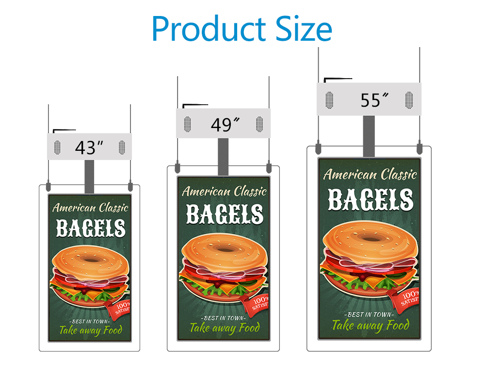 Commercial Ads display LED/LCD Advertising Player Wall Mount Media Player Digital Signage And Displays supplier