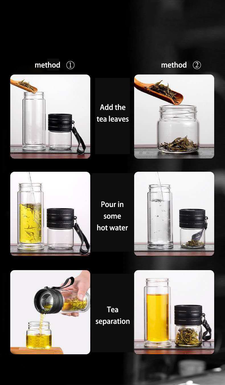 Glass Cup Tea 150 Glass Cheap Drinking Borosilicate Leak Proof Ideal Drink Bottle for School Home Office Travel manufacture