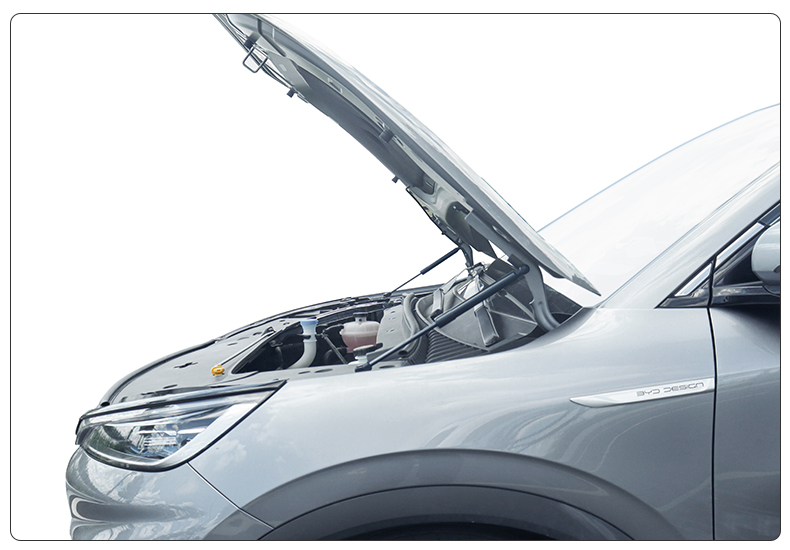 Aluminum Alloy Shock Struts Paired Strong Front Hood Lift Shocks Stable Support Bonnet Gas Struts For BYD ATTO 3 details