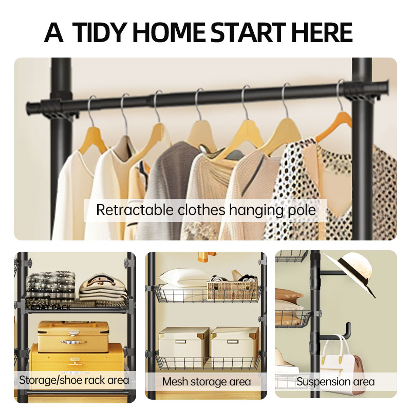 Multipurpose Bedroom Wardrobe Closet Wardrobe System Simple Wholesale Modern Open Simple Portable Combination Wardrobe supplier