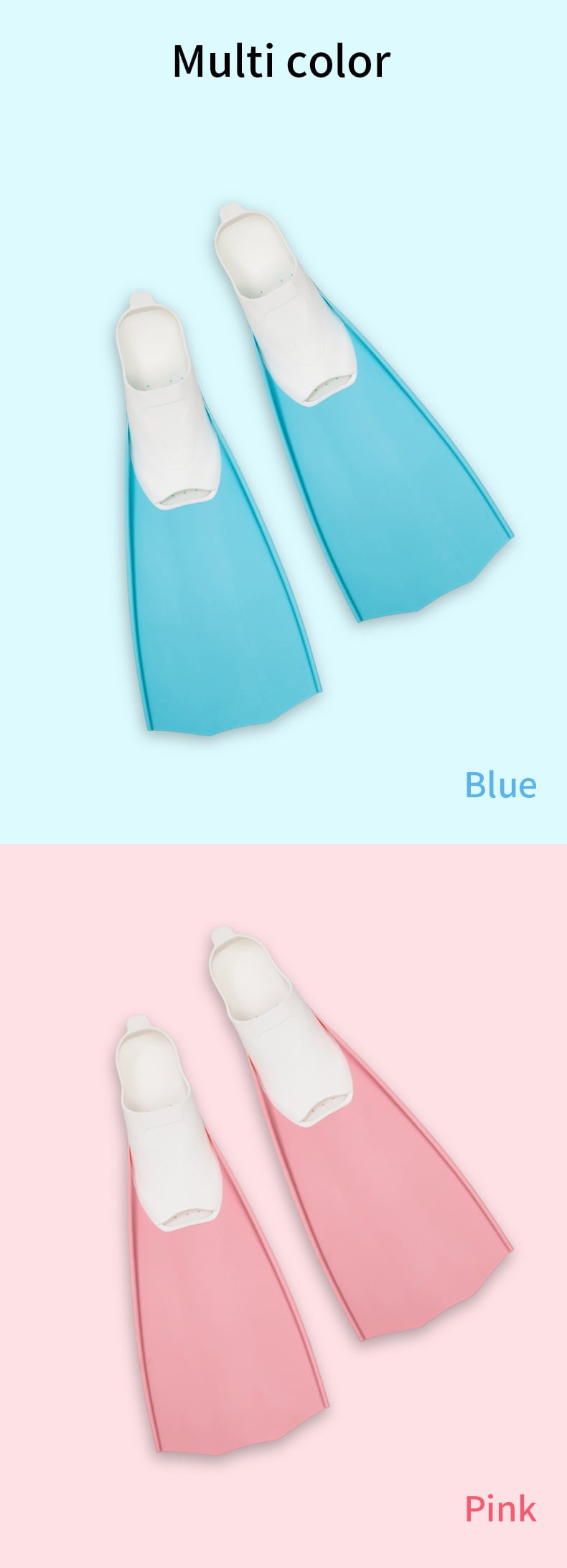 Oem Silicone Snorkeling Equipment Hot Sale Swimming Freedive Diving Fins factory