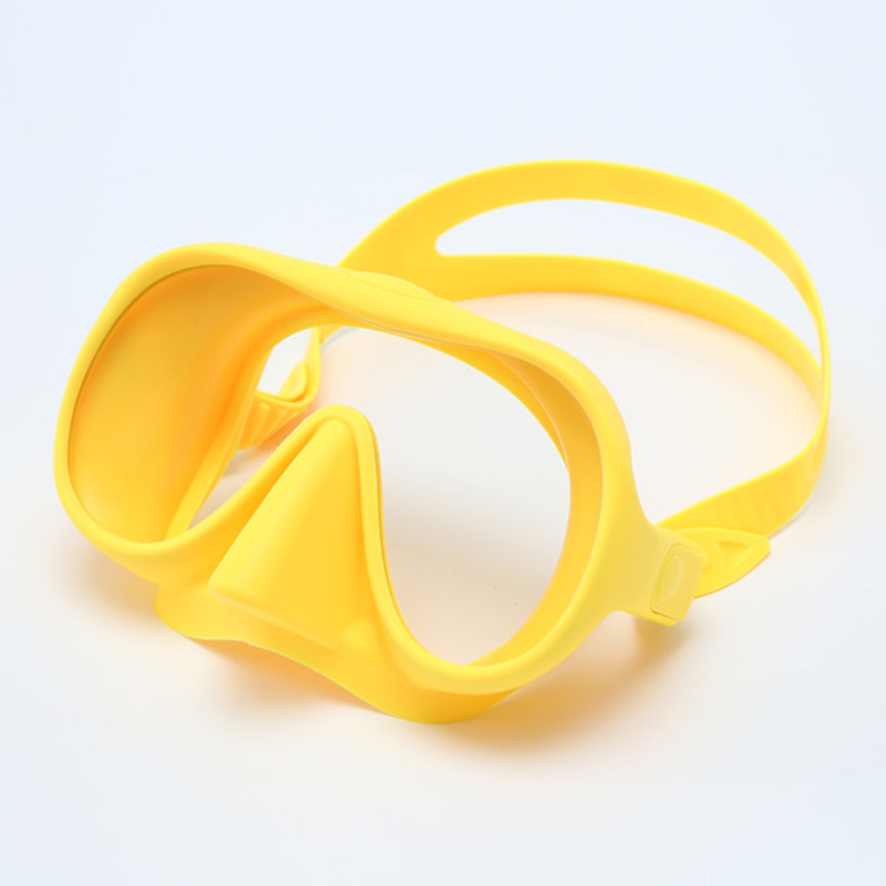 Frameless Low Volume Tempered Glass Diving Masks supplier