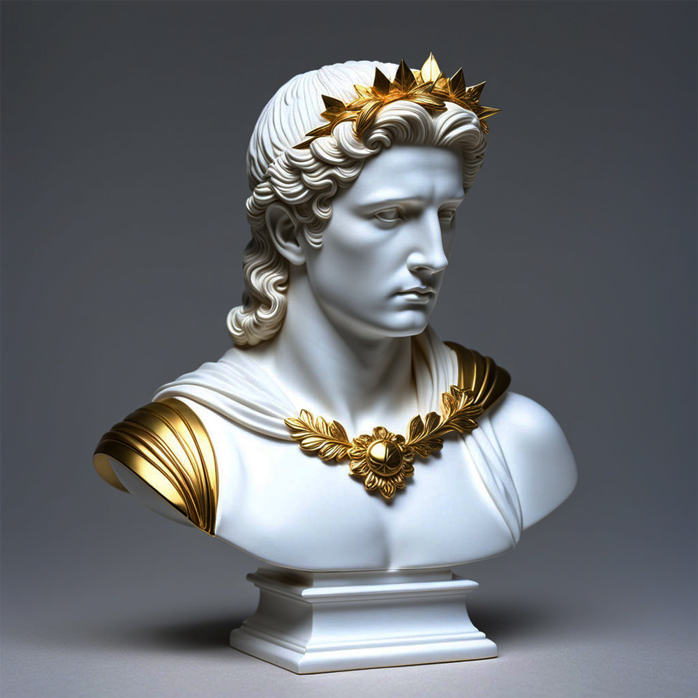 Custom modern home art decoration resin figure bust sculpture manufacture