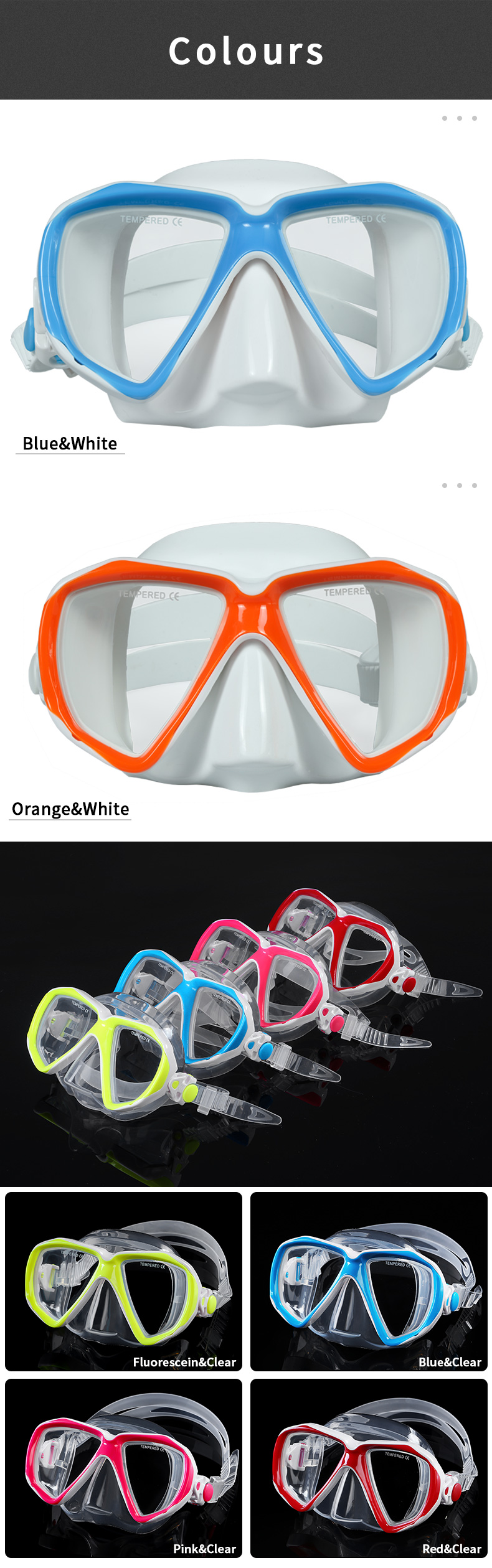 China swim underwater sea snorkeling equipment children pink low volume professional free diving mask kid face diving mask details