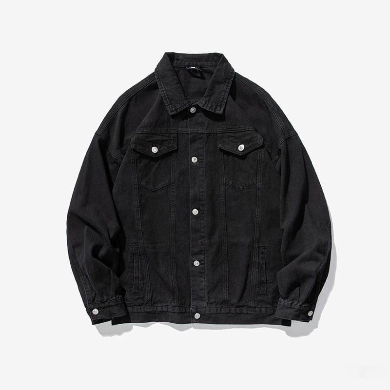 Suppliers Denim Cotton Fabric Jackets Oem Custom Manufacturer Pigment Washing Mens Jean Denim Jacket details