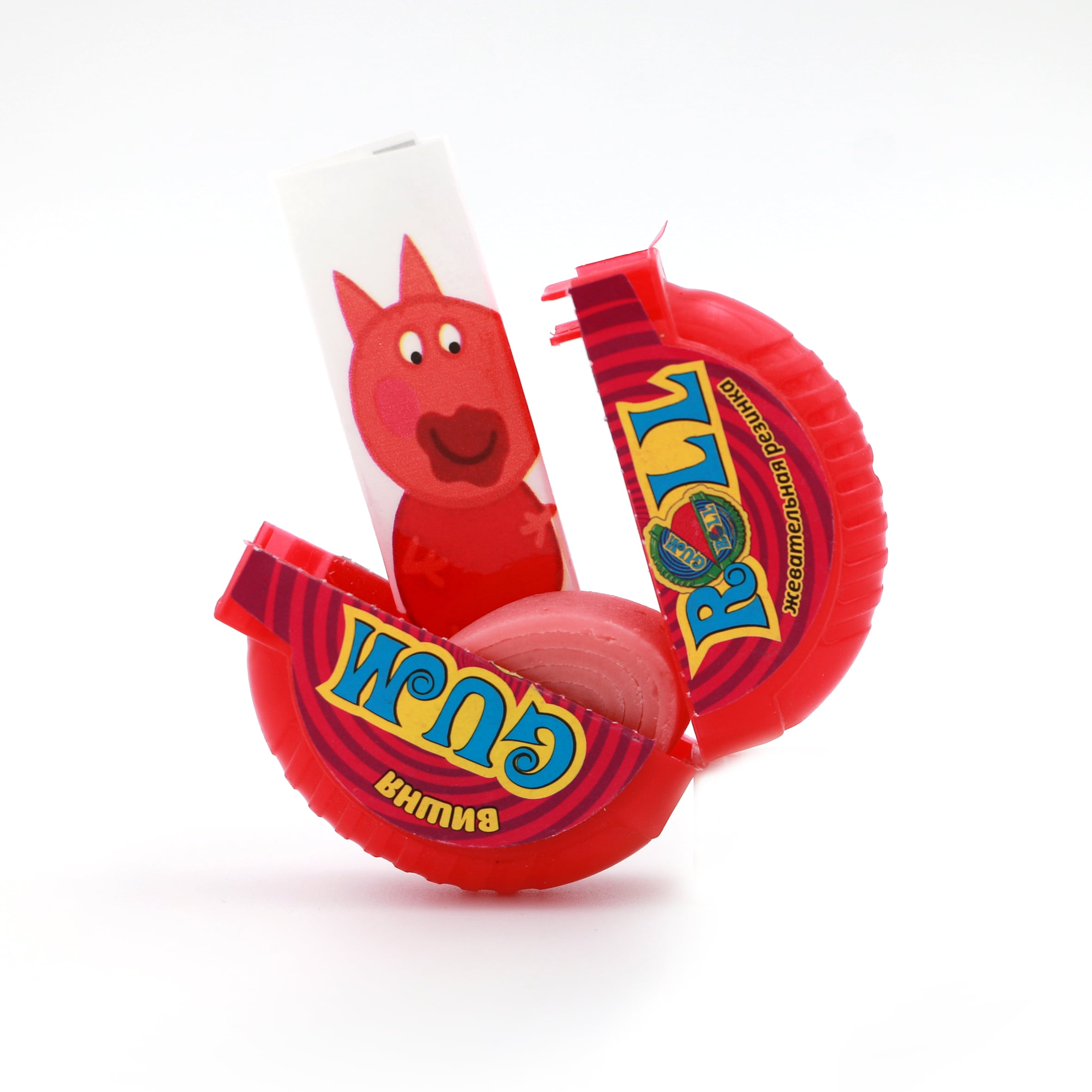 halal custom flavor roll bubble gum with tattoo details
