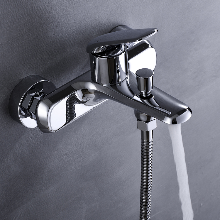 Durable bathroom shower faucet hot and cold water mixer shower faucet cheap bathtub brass Bath Shower Faucets manufacture