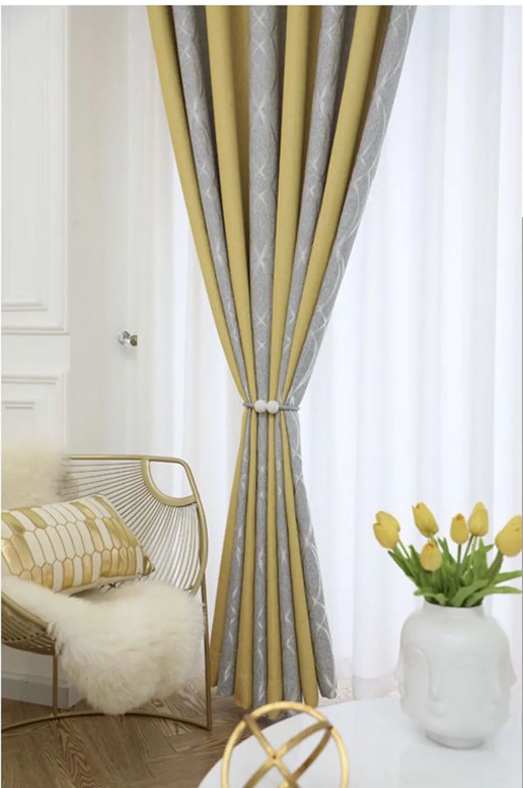Foulola News: 2.8m/3.2mWidth CTM SeriesJacquard Blackout Curtain details