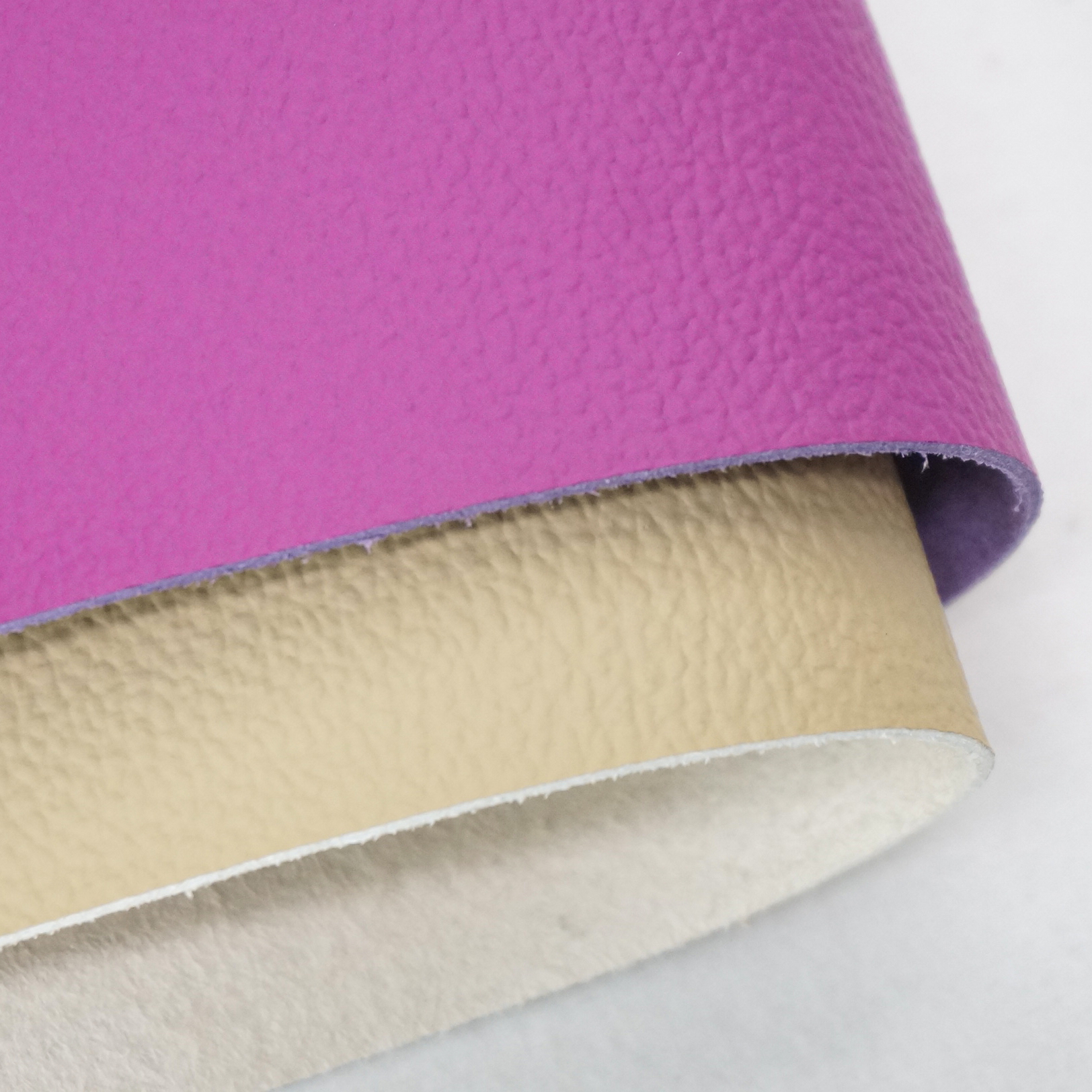 Colourful Textured Faux Leather with Eco-Friendly Microfiber Synthetic Pattern factory