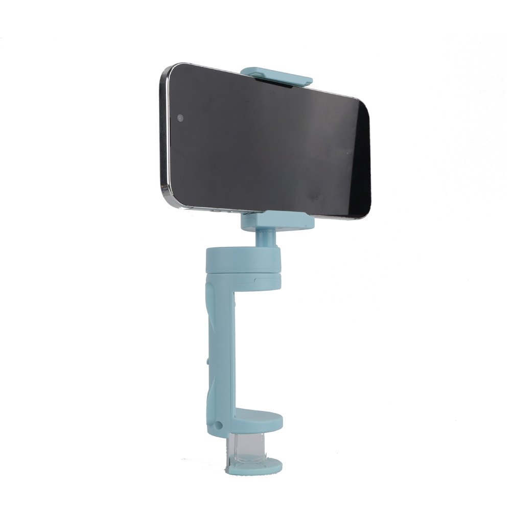 Laudtec SJJ086 Metal Desk Top Airplane Travel 360 Rotating Folding Stand Portable Cell Finger Grip Live Stream Phone Holder