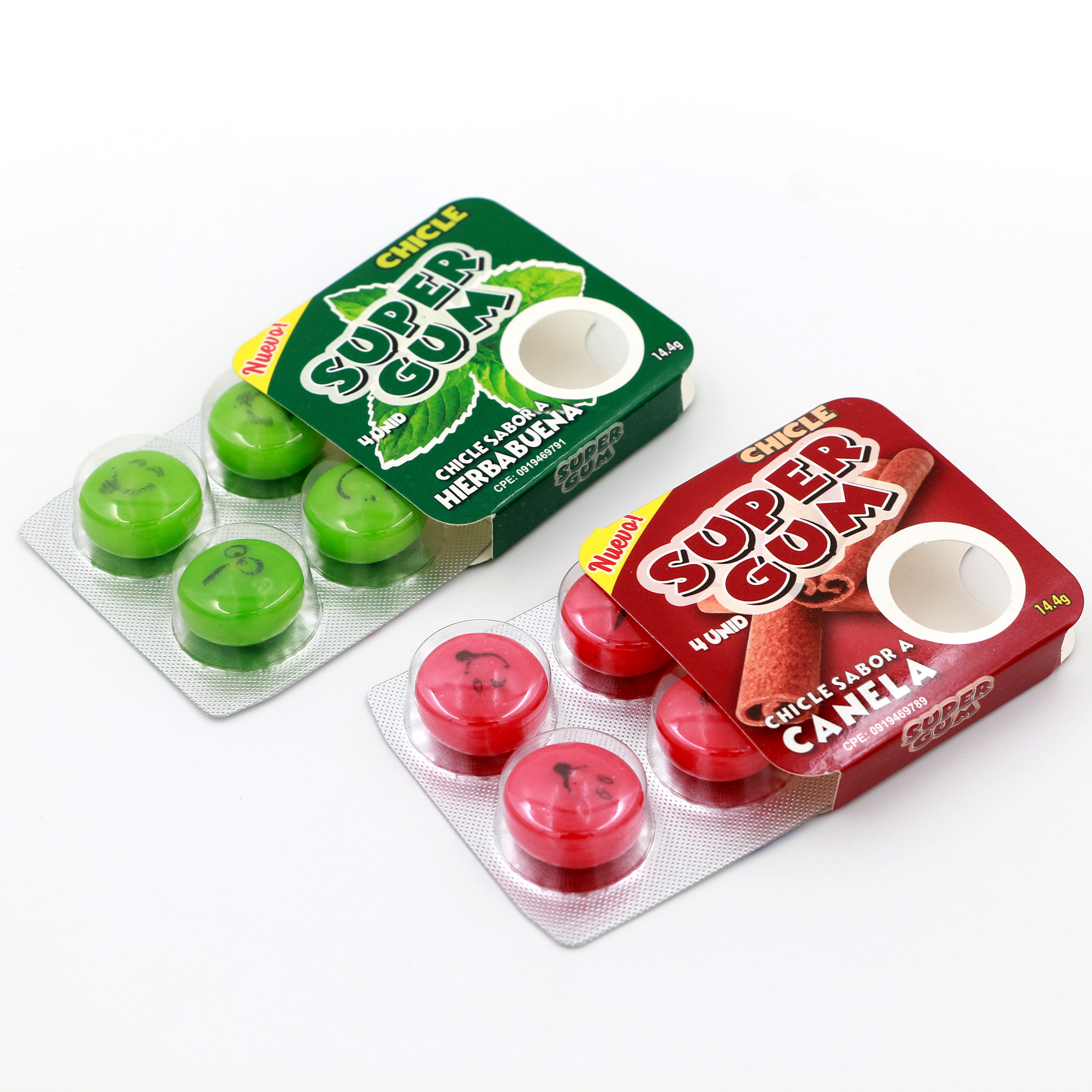 halal chinese healthy tutti frutti blister package smile face bubble gum chewing gum with jam for kids supplier