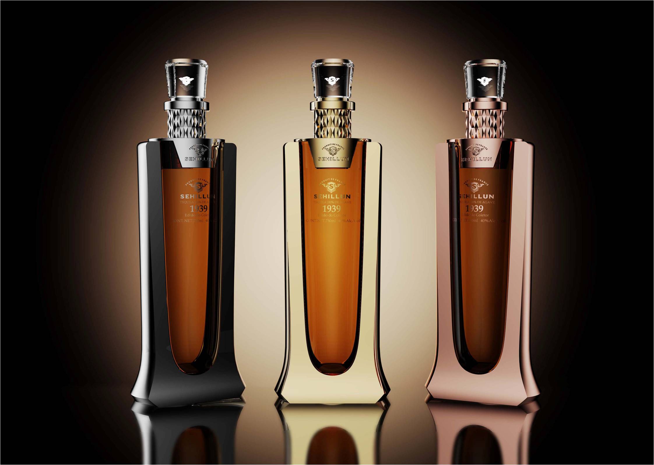 glass bottles spirit liquor bottle Tequila whiskey brandy vodka RUM JIN 700ml 750ml glass bottle details