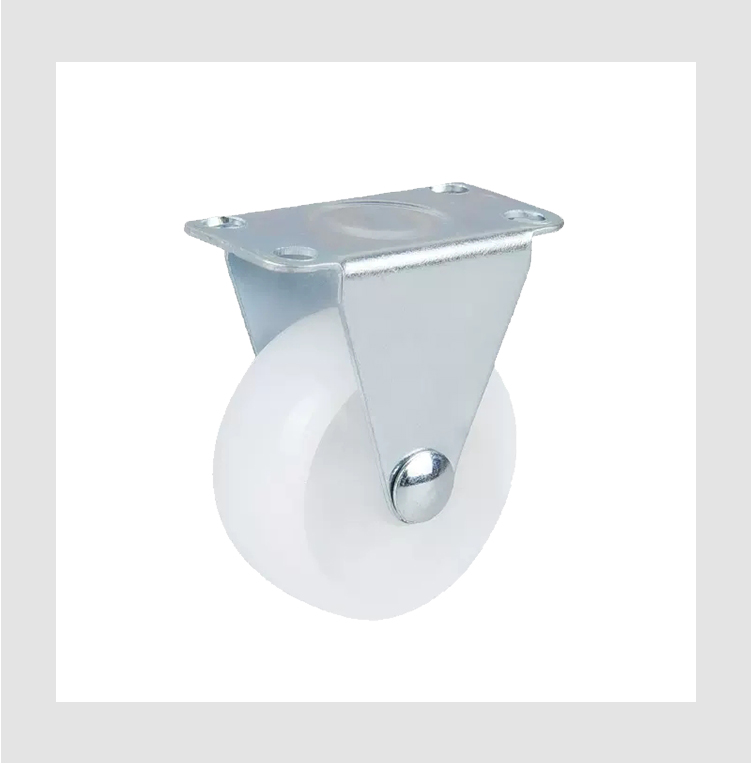 furniture caster wheel rigid style PP caster wheel 1/1.25/1.5/2/2.5/3 inch plastic wheels for shelves manufacture