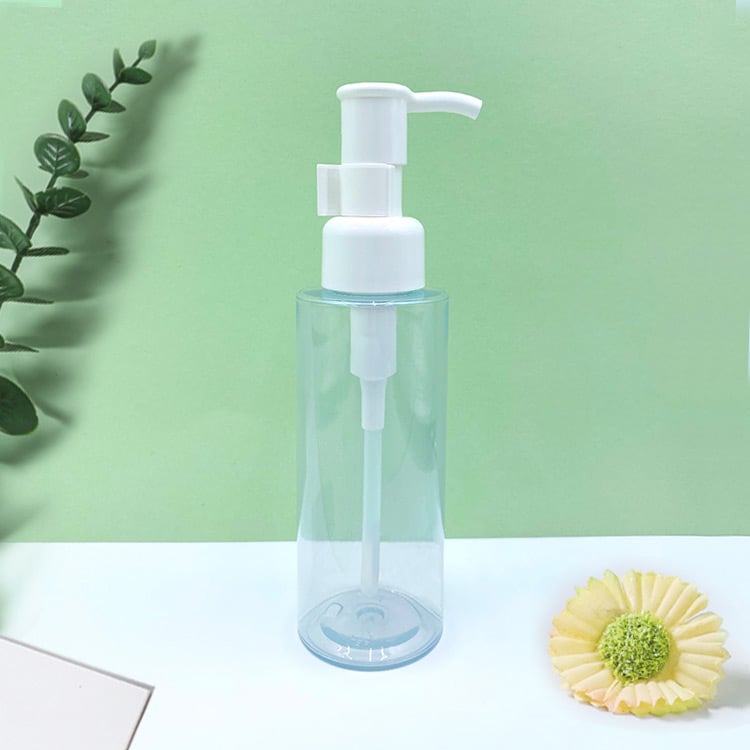 White Plastic Dispenser Pump for Lotion, Cream, Shampoo and Gel with Curved Nozzle 24/410 1cc