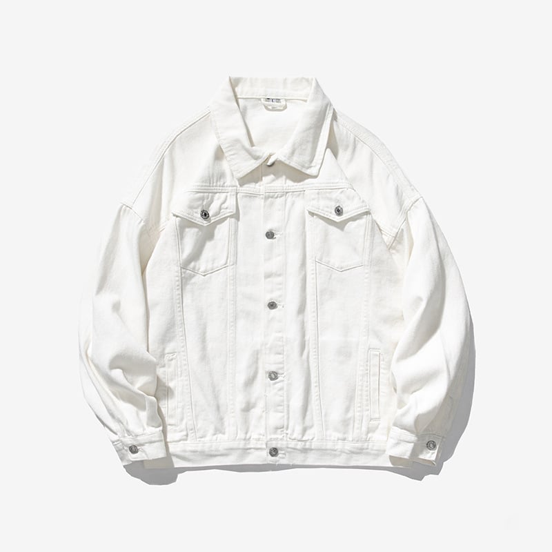 Suppliers Denim Cotton Fabric Jackets Oem Custom Manufacturer Pigment Washing Mens Jean Denim Jacket manufacture