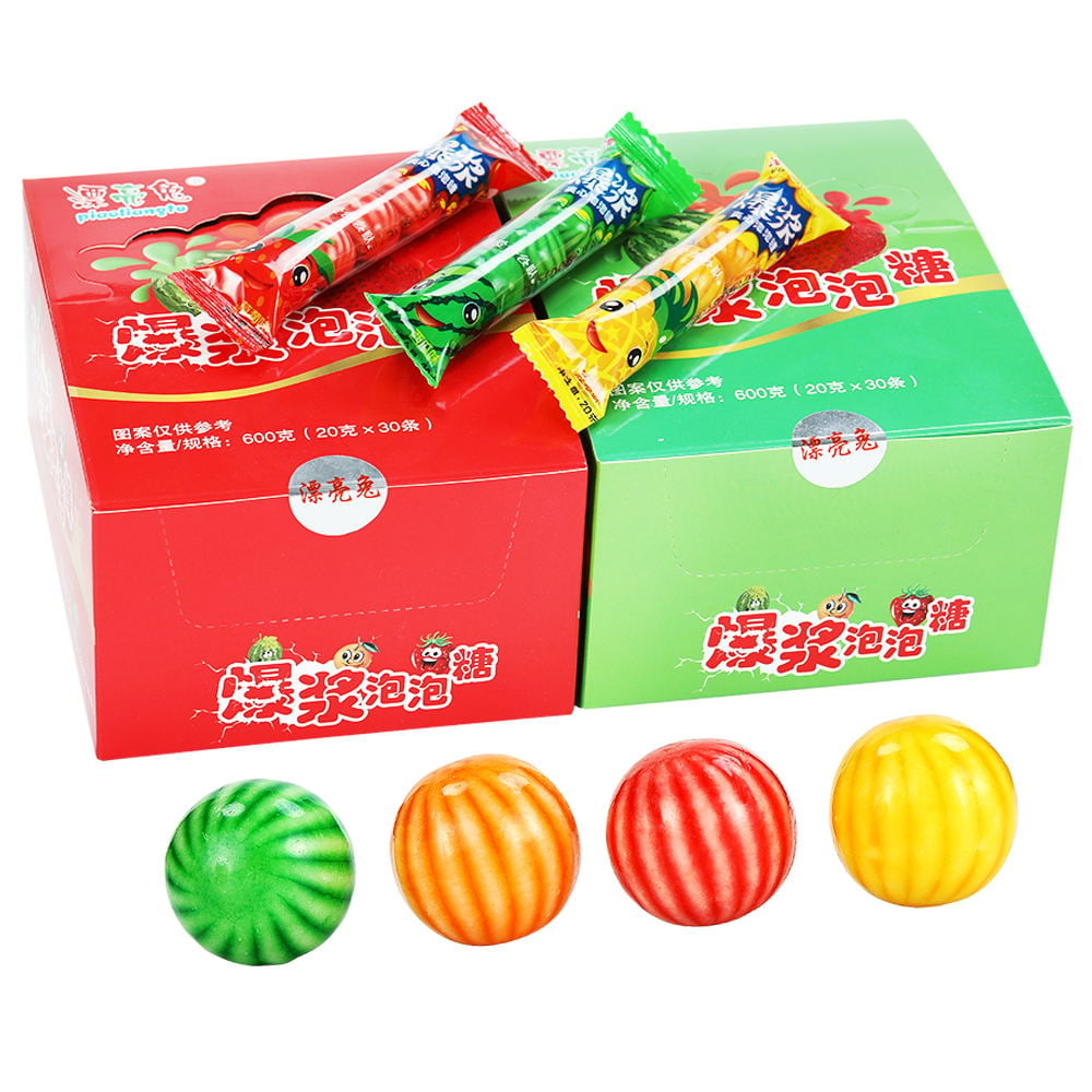 Bulk gumball vending machine crispy big bubble chewing gum factory